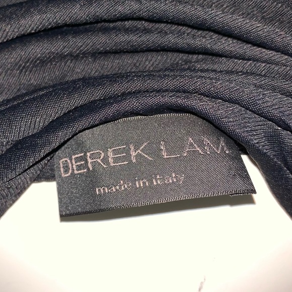 DEREK LAM BLACK COWL NECK BLOUSE - Picture 6 of 9